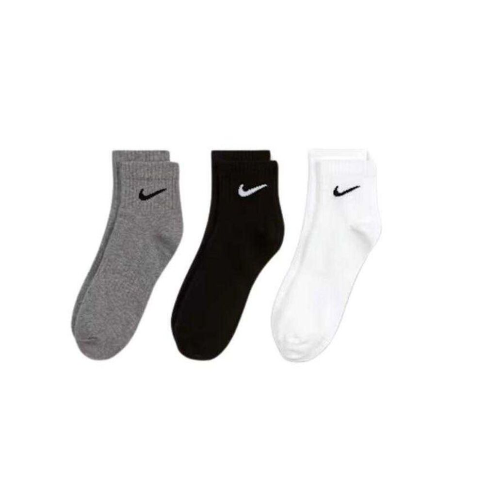 Nike Childrens/Kids Ankle Socks (Pack of 3) / Multiple Choice
